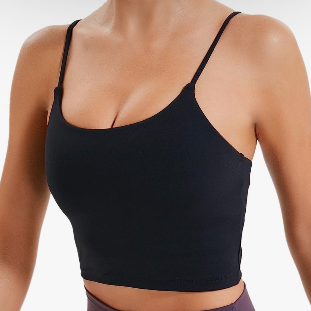 Lemedy (Amazon) Padded Workout Tank Top - Longline Sports Bra